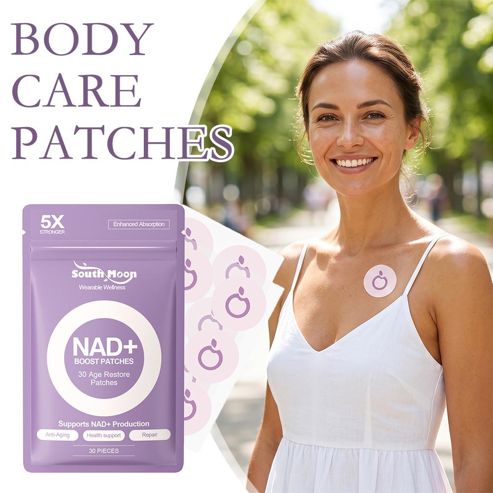 Health Wellness Usa - 30 قطعة من لاصقات NAD+ المنشطة