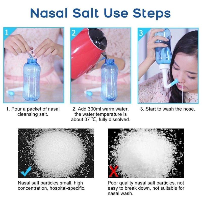 【WA】زجاجات غسيل الأنف، منظف ال - مراجعة Neti Pot Nasal Rinse وسعره