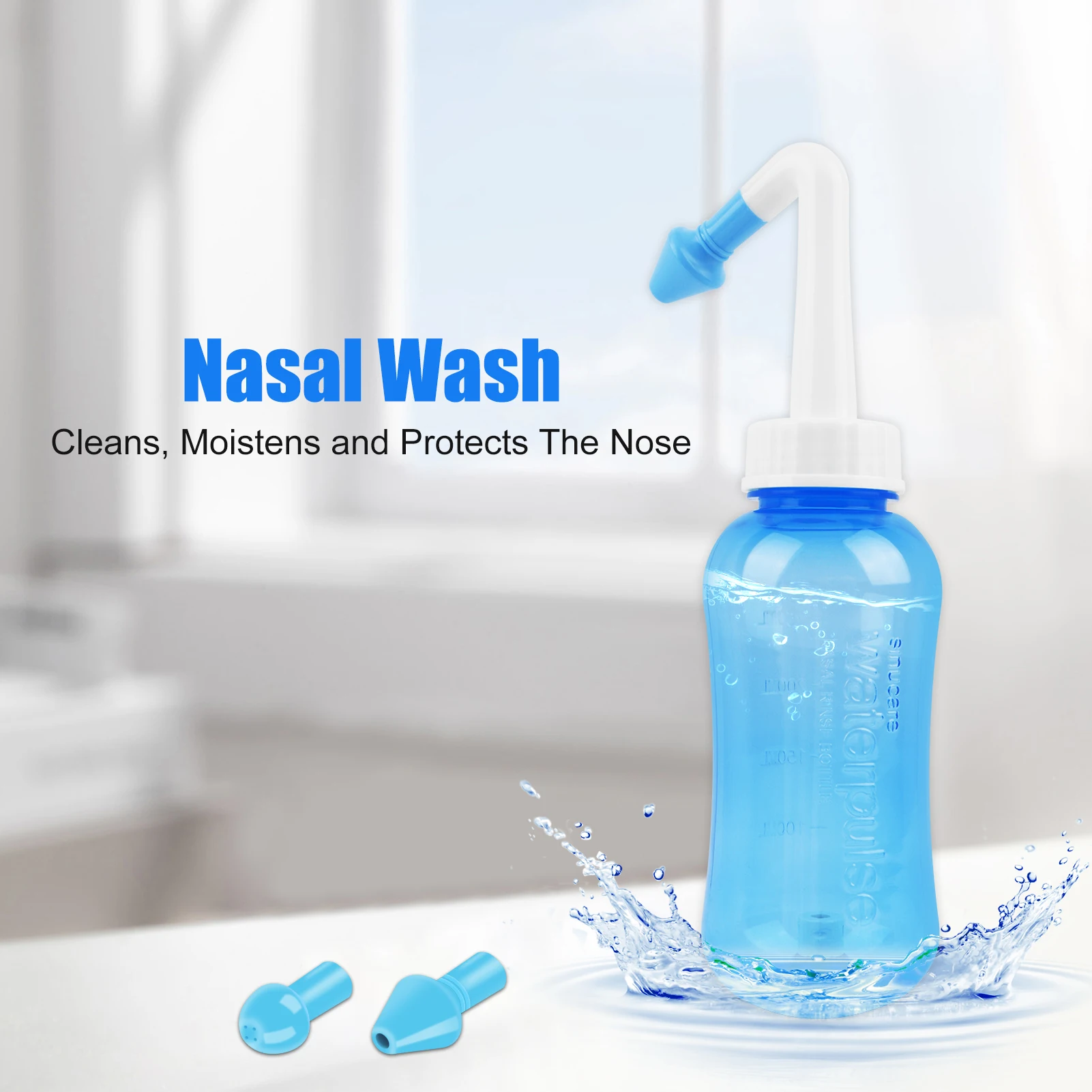 300/500 مللي منظف غسول الأنف ر - مراجعة Neti Pot Nasal Rinse وسعره