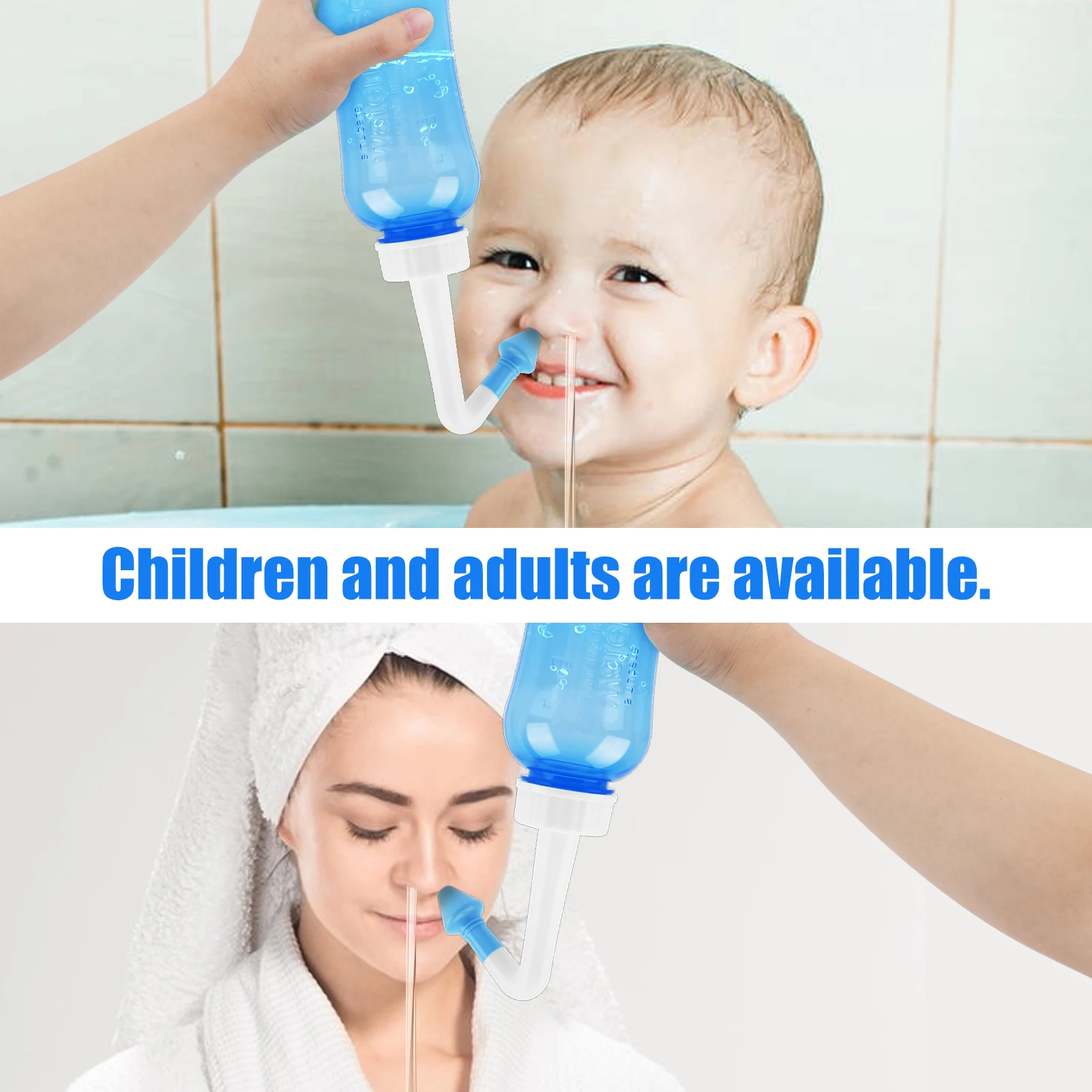 300/500 مللي منظف غسول الأنف ر - مراجعة Neti Pot Nasal Rinse وسعره
