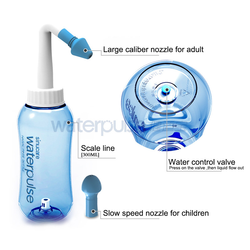 زجاجة غسيل الأنف سعة 300 مل، ج - مراجعة Neti Pot Nasal Rinse وسعره