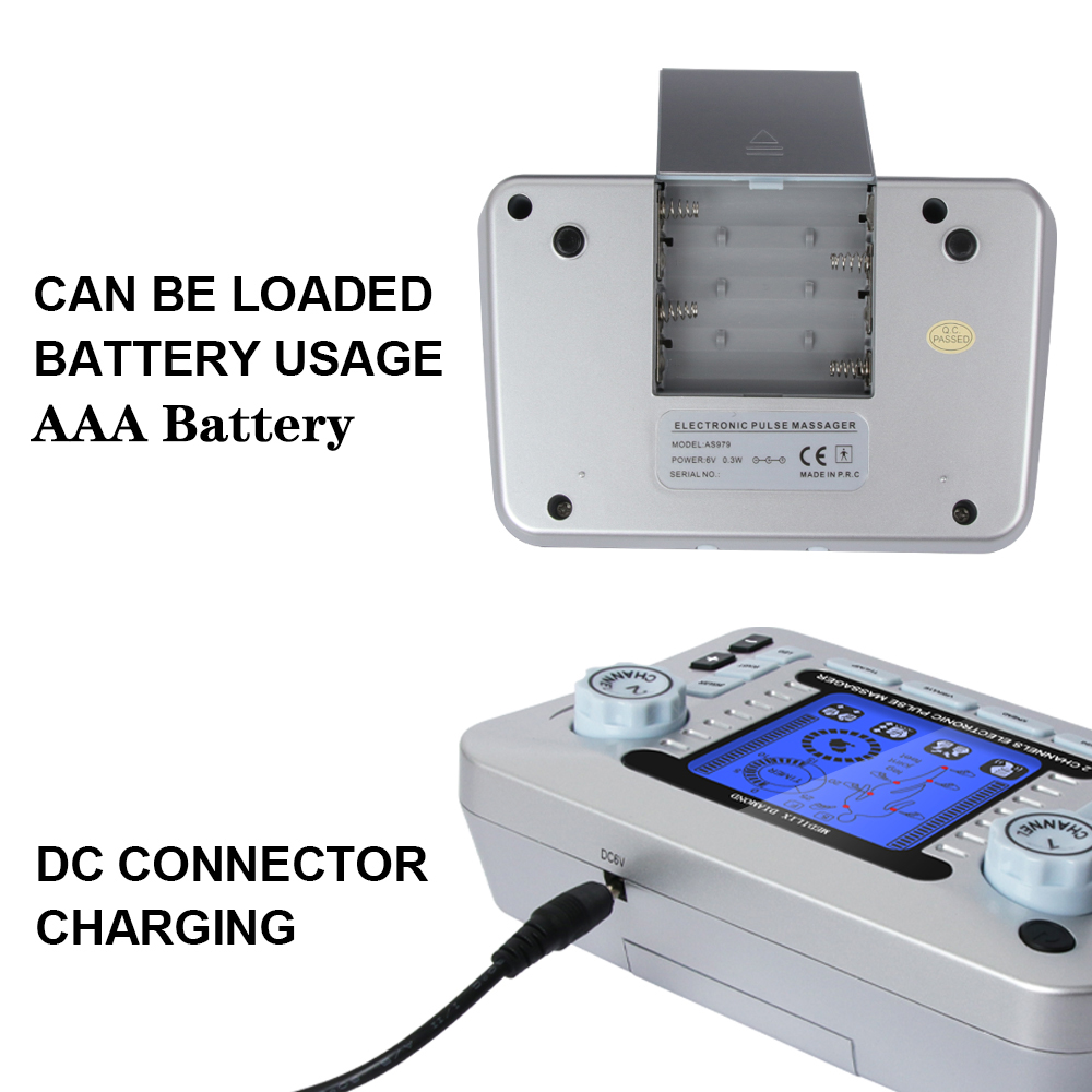 12 وضع الرقمية الكهربائية نبض  - مراجعة Tens Pain Relief Unit وسعره