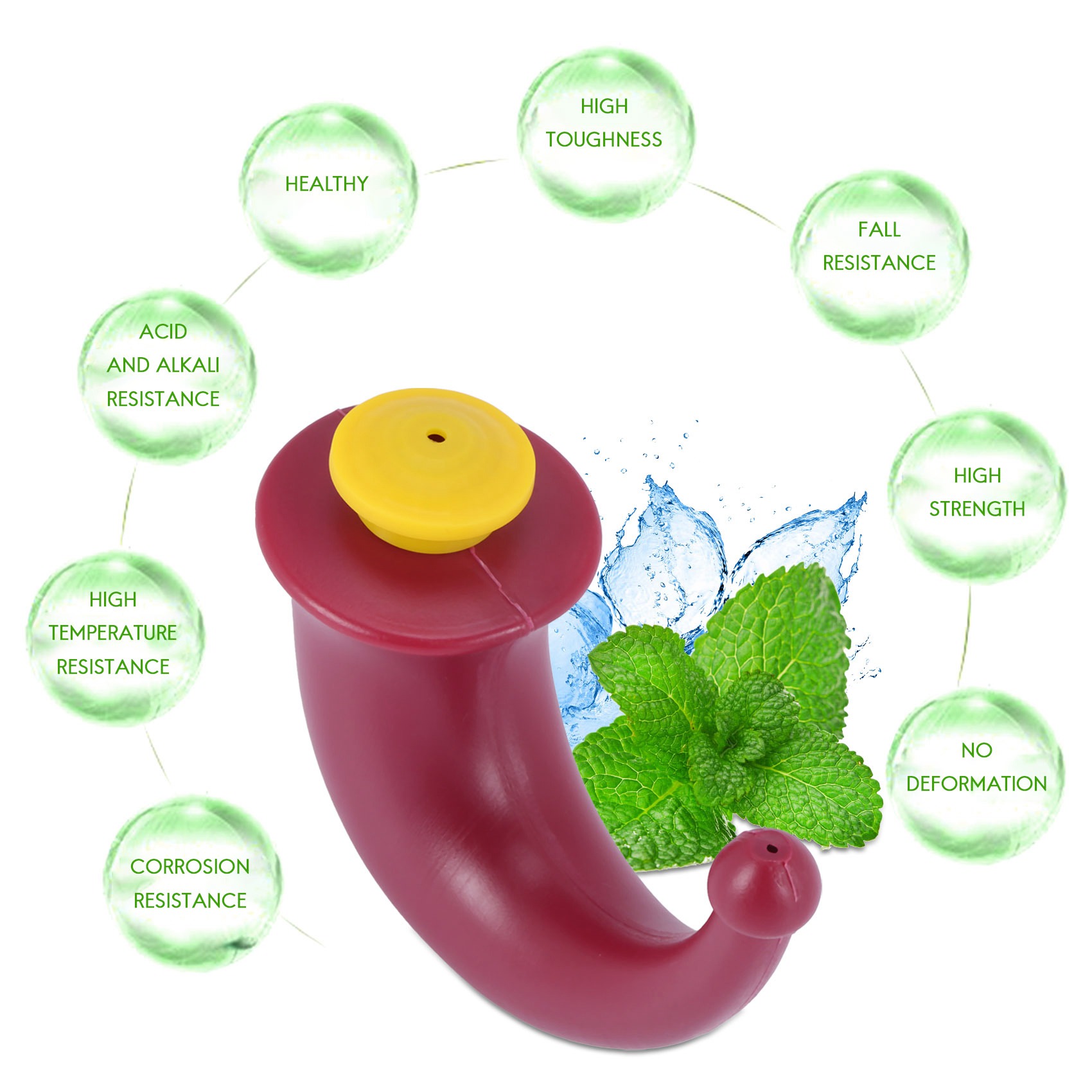 نظام شطف الأنف ، وعاء اليوغا ، - مراجعة Neti Pot Nasal Rinse وسعره