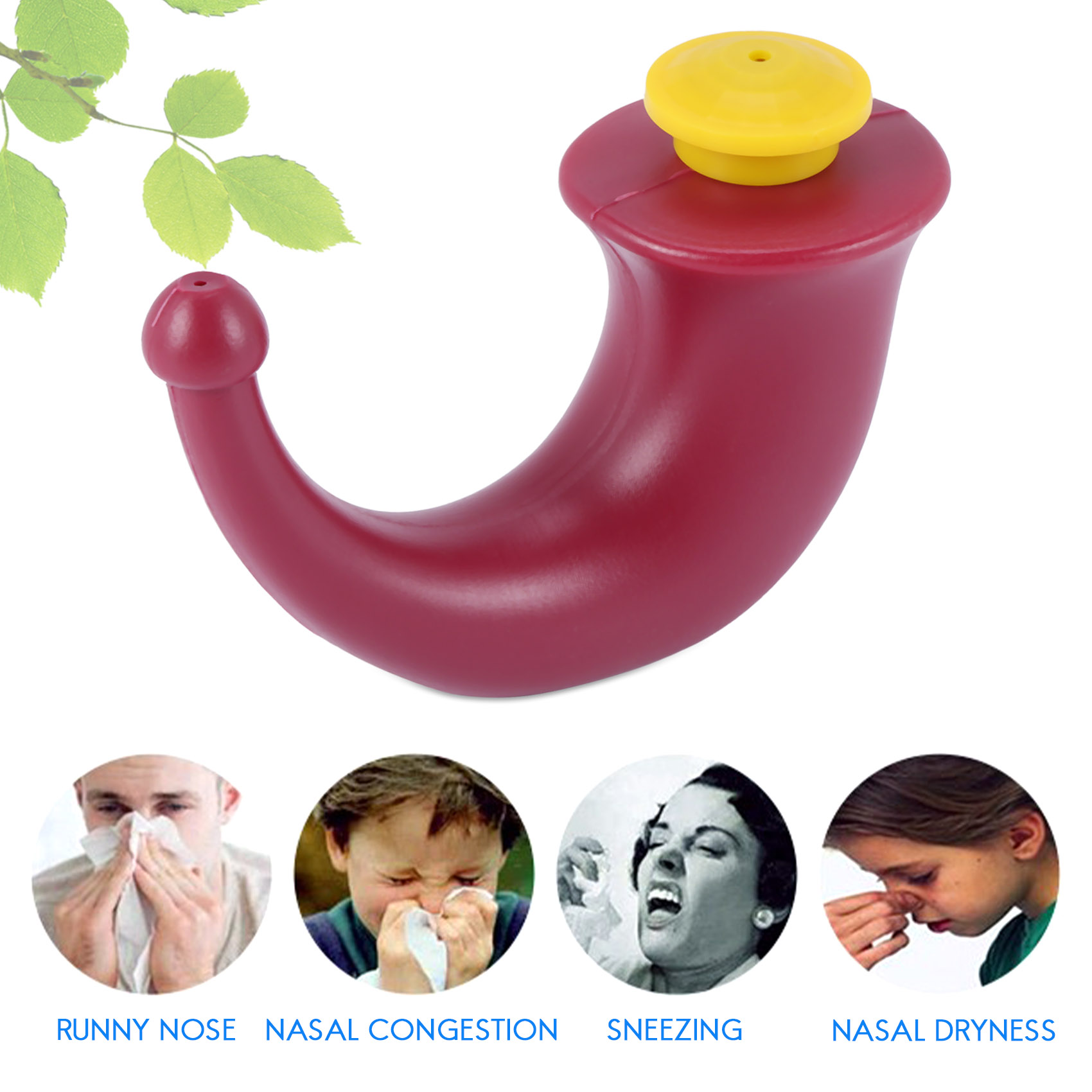 نظام شطف الأنف ، وعاء اليوغا ، - مراجعة Neti Pot Nasal Rinse وسعره