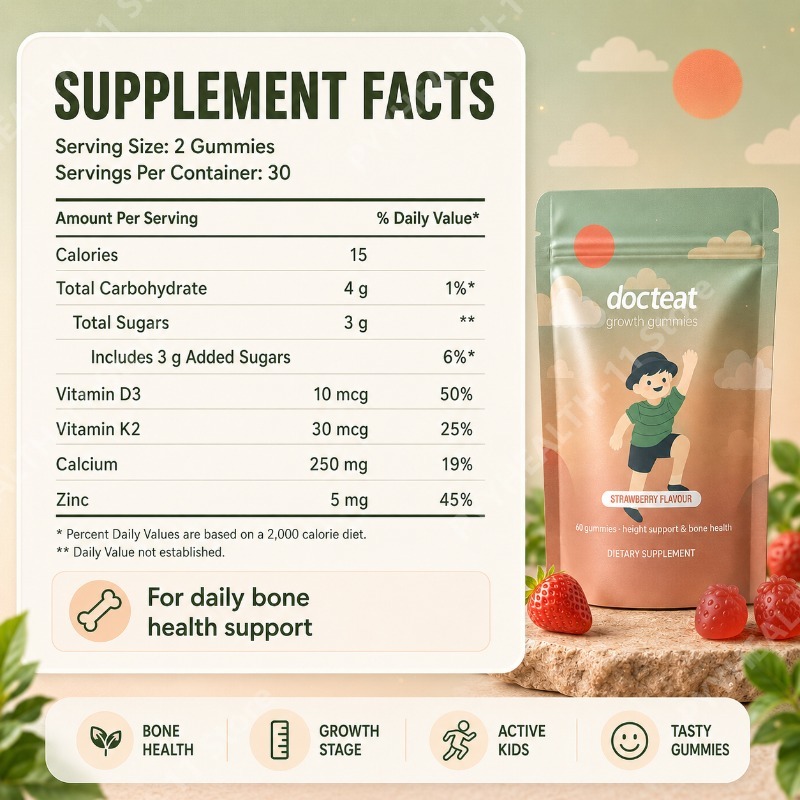 مكملات الكالسيوم للأطفال بنكهة - مراجعة Wellness Health Nutrition وسعره