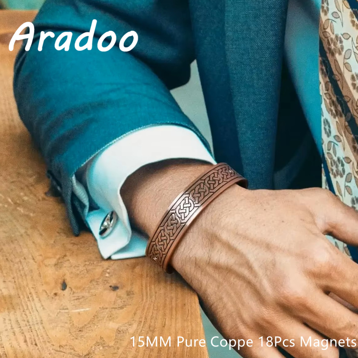 ARADOO خمر النحاس النقي سوار م - مراجعة Therapy Health And Wellness وسعره
