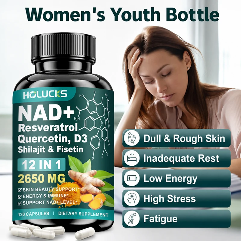 مكمل NAD+ عالي الفعالية، مع ال - مراجعة Health Wellness Usa وسعره